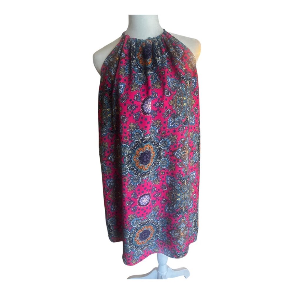 Evereve Allison Joy Colorful Pink Mini  Dress. SIZE Large